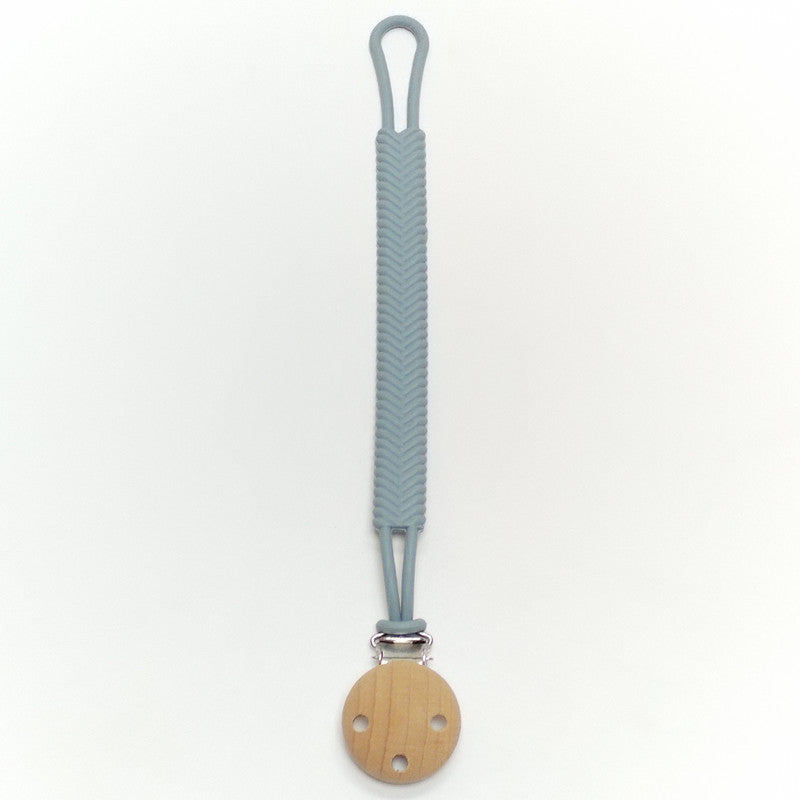 Wholesale Silicone Beech Wood Pacifier Chain